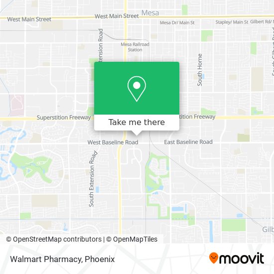 Walmart Pharmacy map