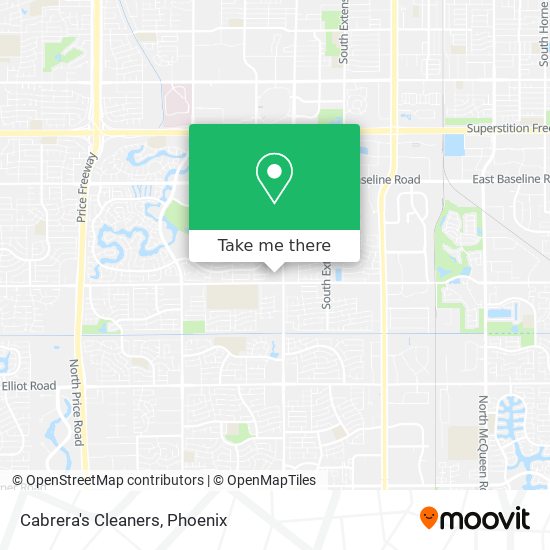 Cabrera's Cleaners map