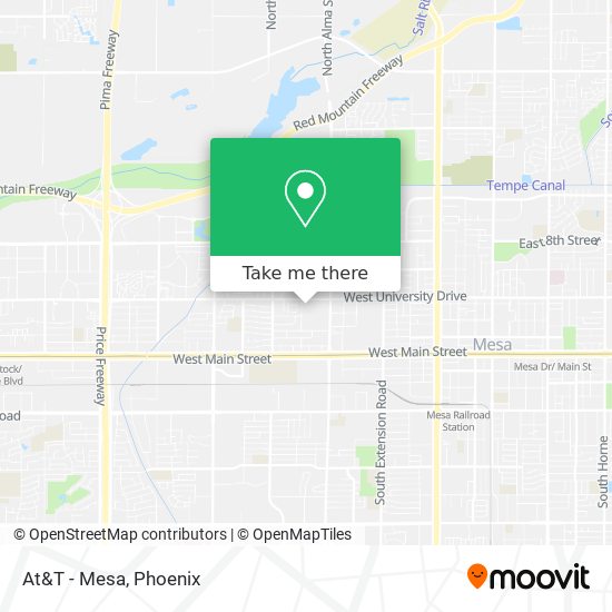 At&T - Mesa map