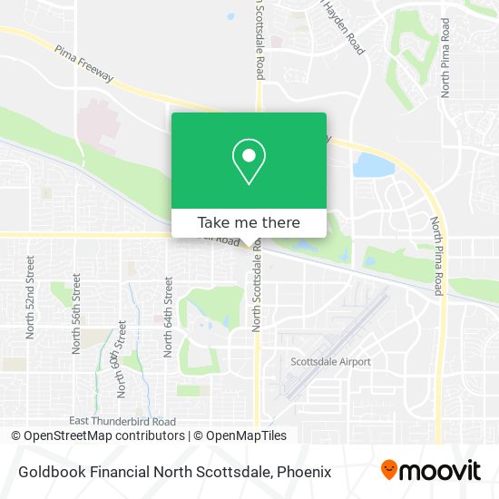 Mapa de Goldbook Financial North Scottsdale