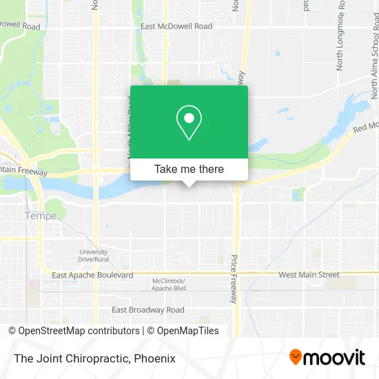 The Joint Chiropractic map