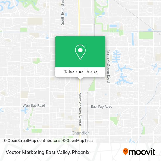 Vector Marketing East Valley map