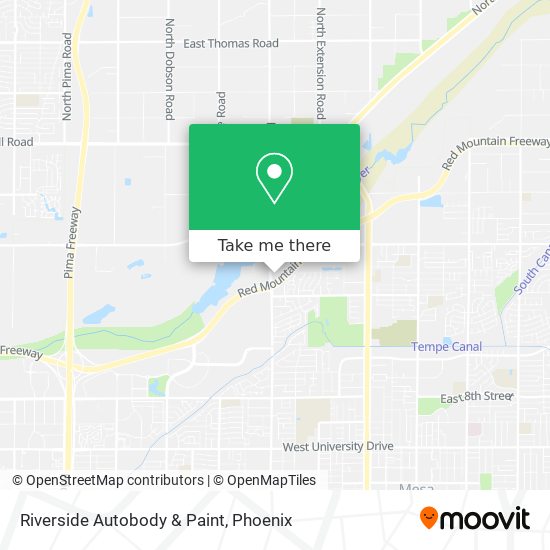 Riverside Autobody & Paint map