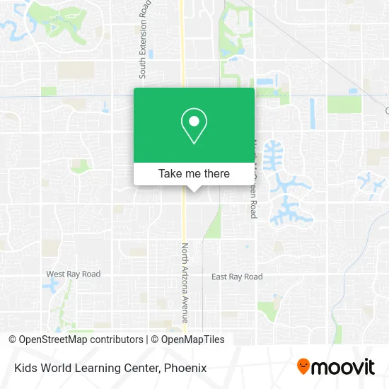 Kids World Learning Center map