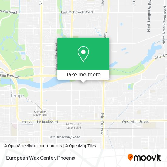 European Wax Center map