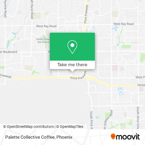 Mapa de Palette Collective Coffee