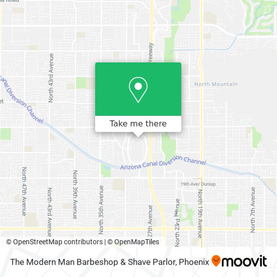 The Modern Man Barbeshop & Shave Parlor map