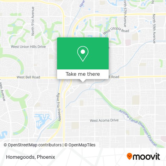 Homegoods map