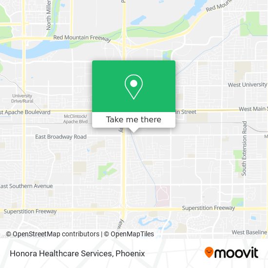 Honora Healthcare Services map