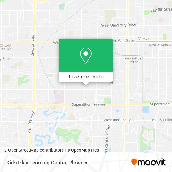 Kids Play Learning Center map