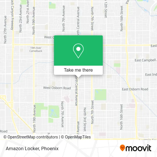Amazon Locker map