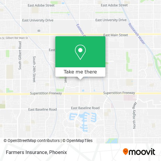 Farmers Insurance map