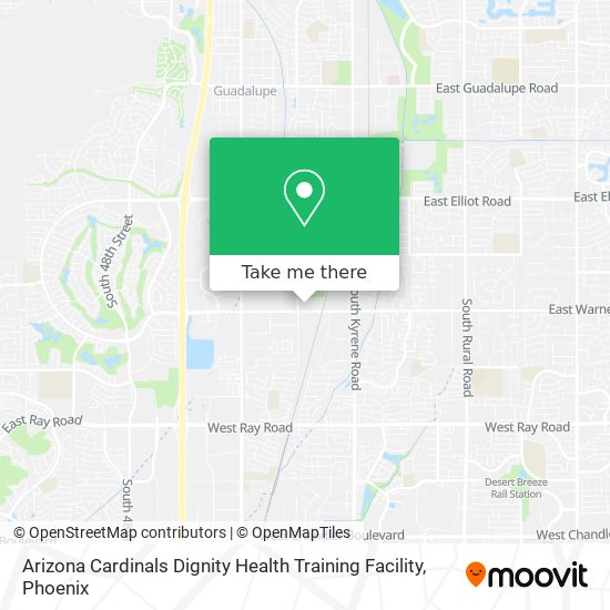 Mapa de Arizona Cardinals Dignity Health Training Facility