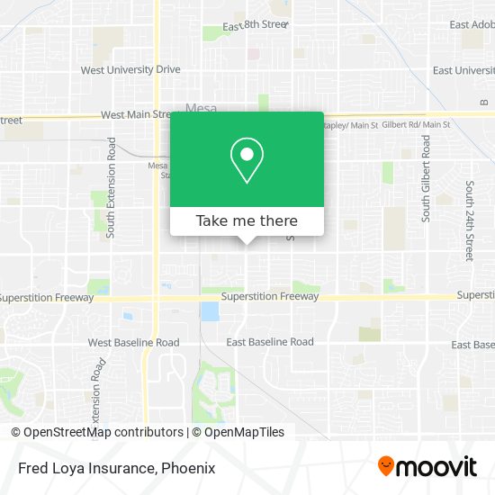 Fred Loya Insurance map