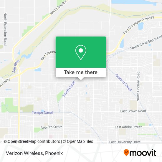 Verizon Wireless map