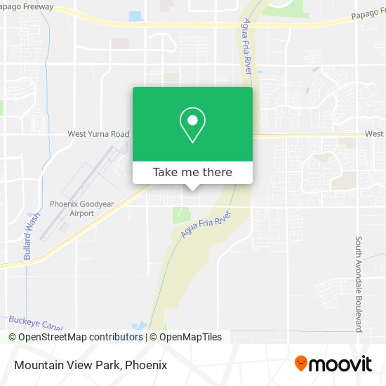 Mountain View Park map