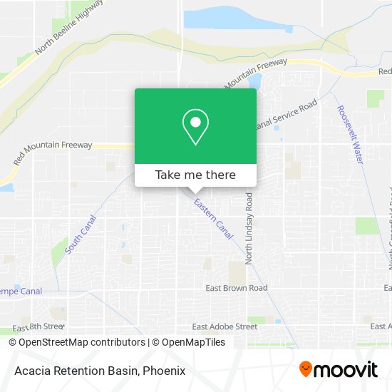 Acacia Retention Basin map