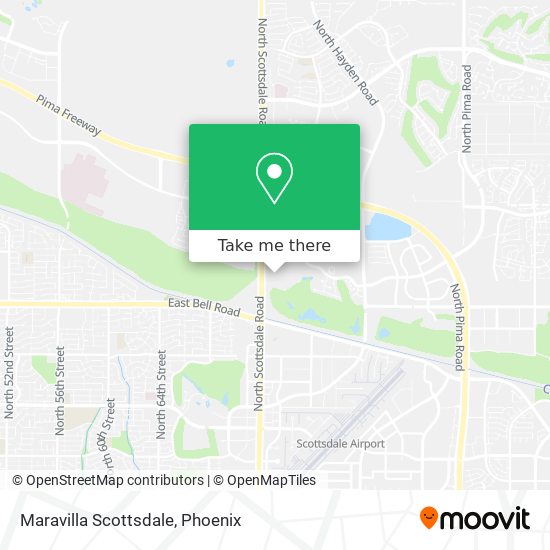 Maravilla Scottsdale map