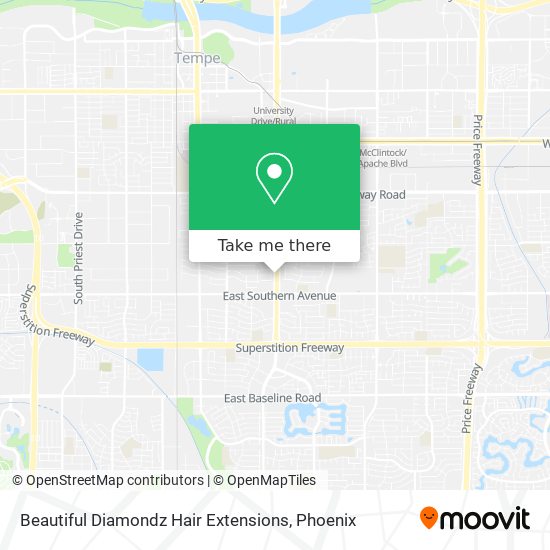 Beautiful Diamondz Hair Extensions map