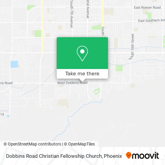 Mapa de Dobbins Road Christian Fellowship Church