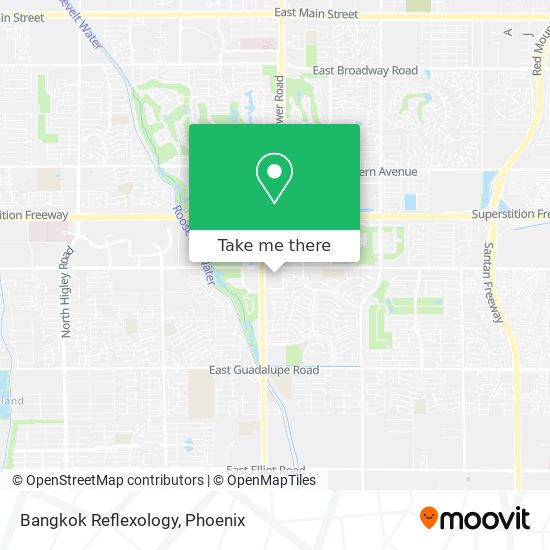 Bangkok Reflexology map