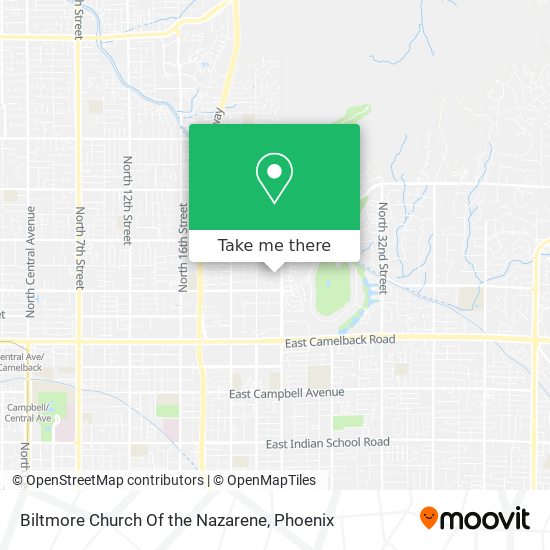 Mapa de Biltmore Church Of the Nazarene