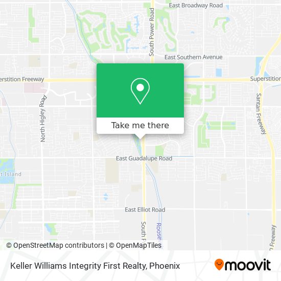 Keller Williams Integrity First Realty map