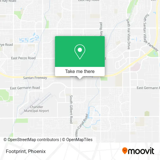 Footprint map