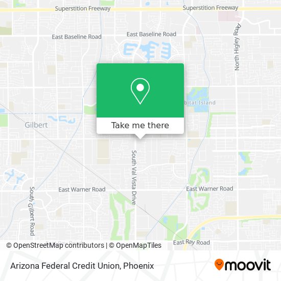 Arizona Federal Credit Union map