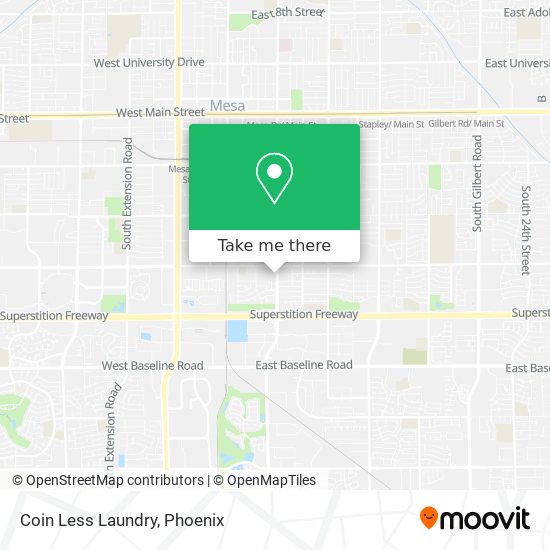 Coin Less Laundry map