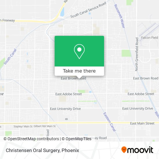 Christensen Oral Surgery map