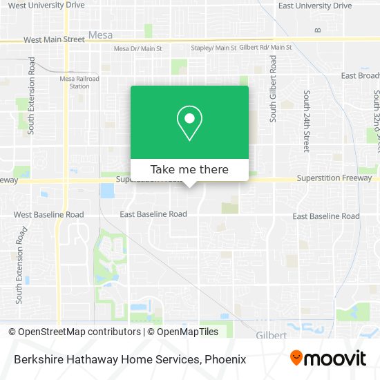 Mapa de Berkshire Hathaway Home Services