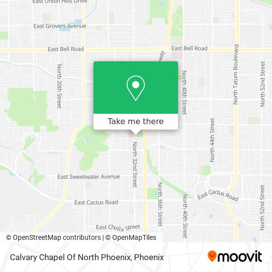 Mapa de Calvary Chapel Of North Phoenix