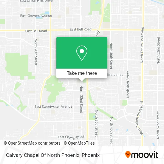 Calvary Chapel Of North Phoenix map