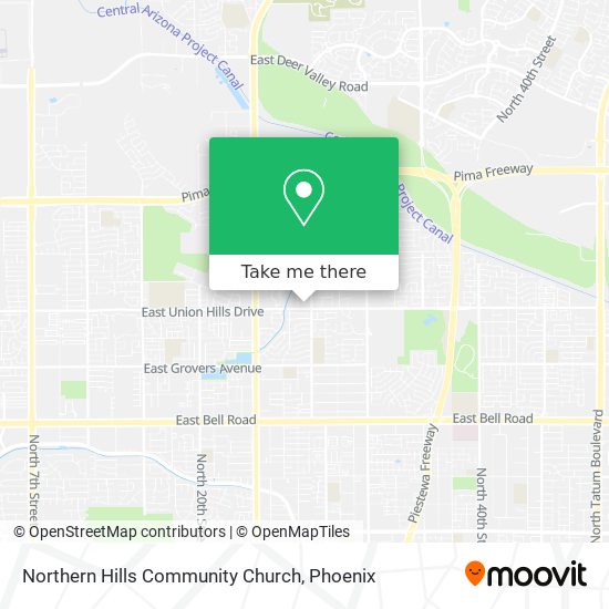 Northern Hills Community Church map