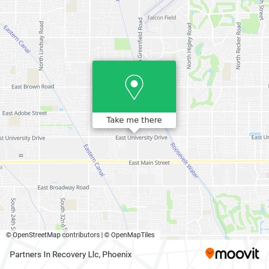 Partners In Recovery Llc map