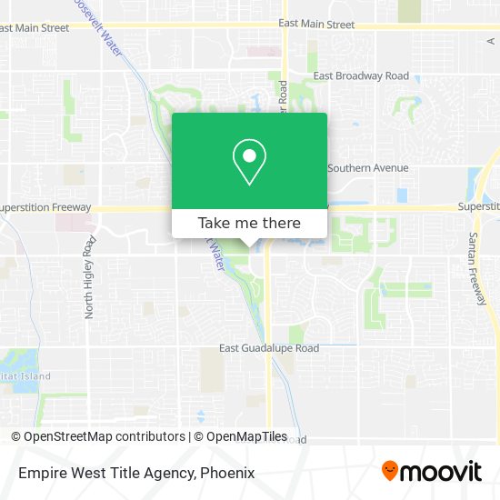 Empire West Title Agency map