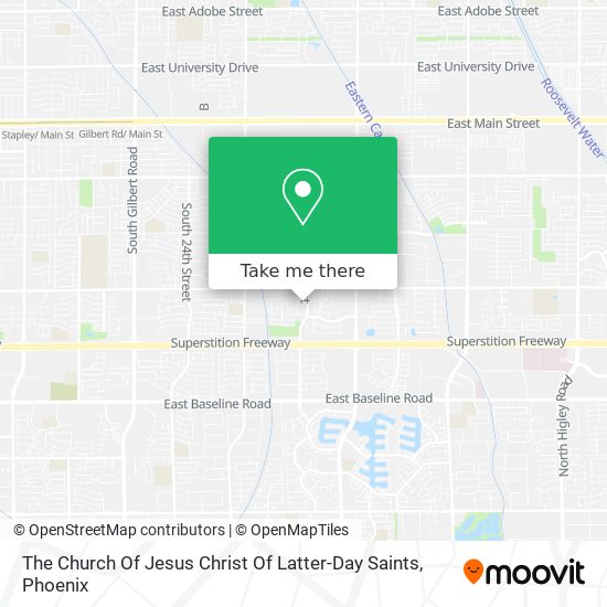 Mapa de The Church Of Jesus Christ Of Latter-Day Saints