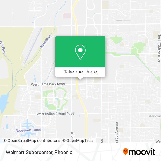 Walmart Supercenter map