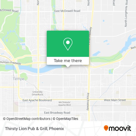 Thirsty Lion Pub & Grill map