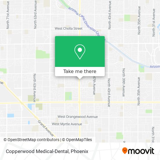 Mapa de Copperwood Medical-Dental