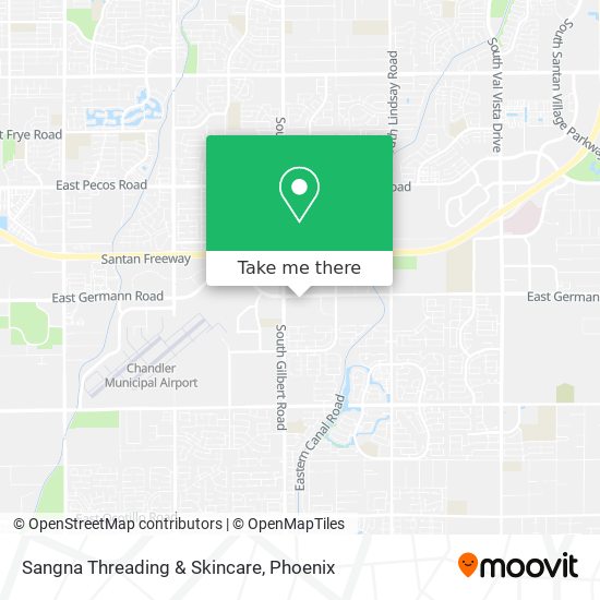 Sangna Threading & Skincare map