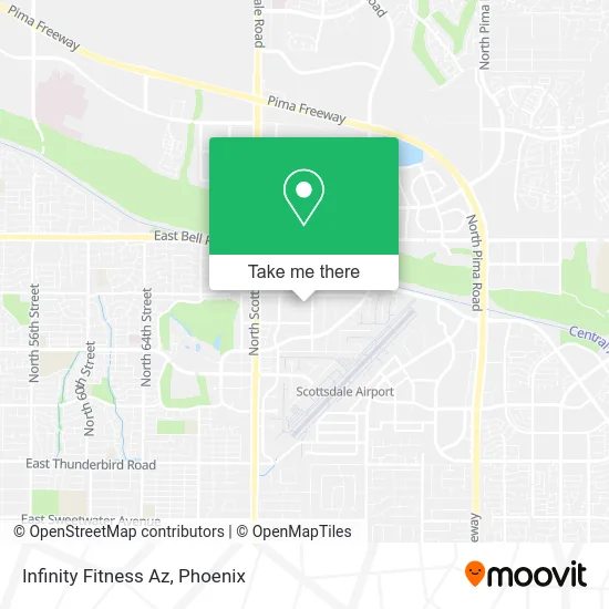 Infinity Fitness Az map