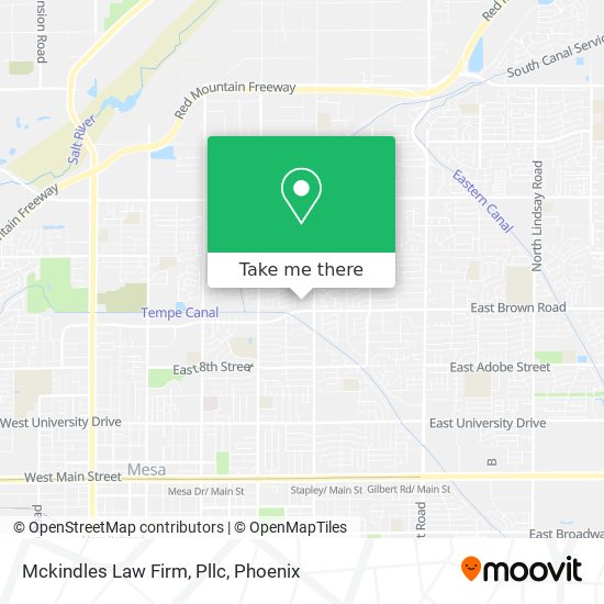 Mapa de Mckindles Law Firm, Pllc