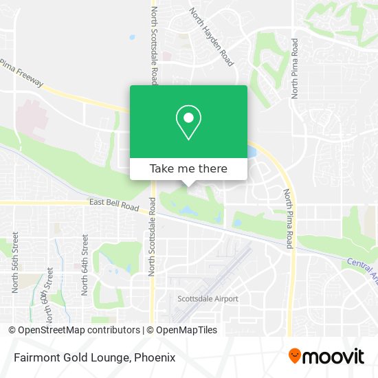 Fairmont Gold Lounge map