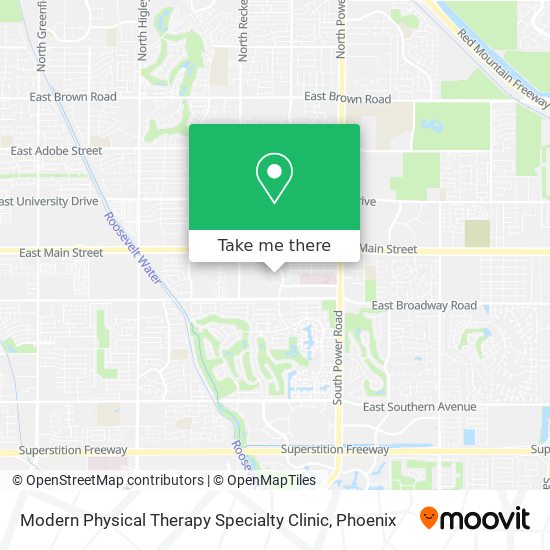 Mapa de Modern Physical Therapy Specialty Clinic