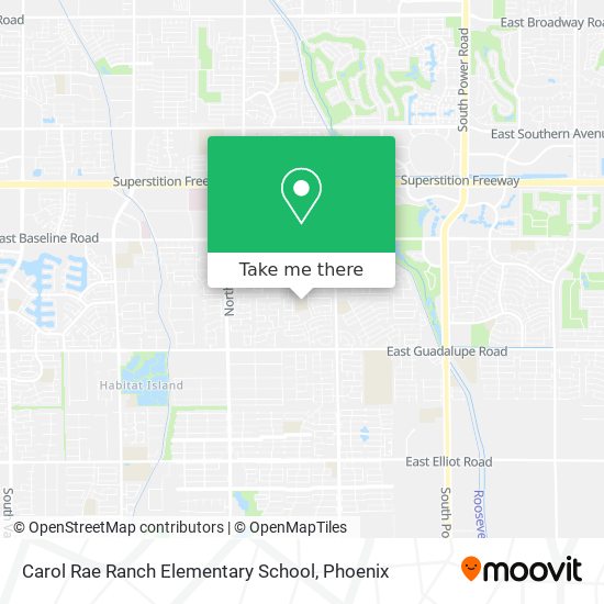 Carol Rae Ranch Elementary School map