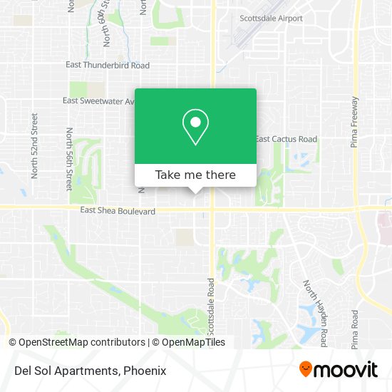 Del Sol Apartments map