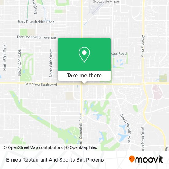 Ernie's Restaurant And Sports Bar map