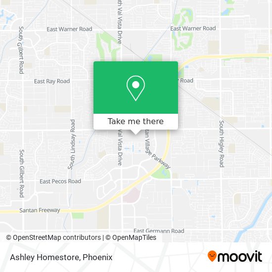 Ashley Homestore map